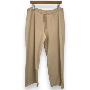 Tommy Bahama Vintage Lounge Straight Leg Cotton Pants Women’s Large Cream